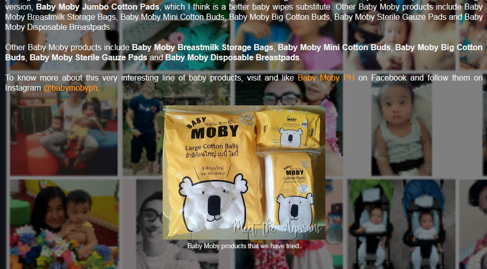 baby moby cotton